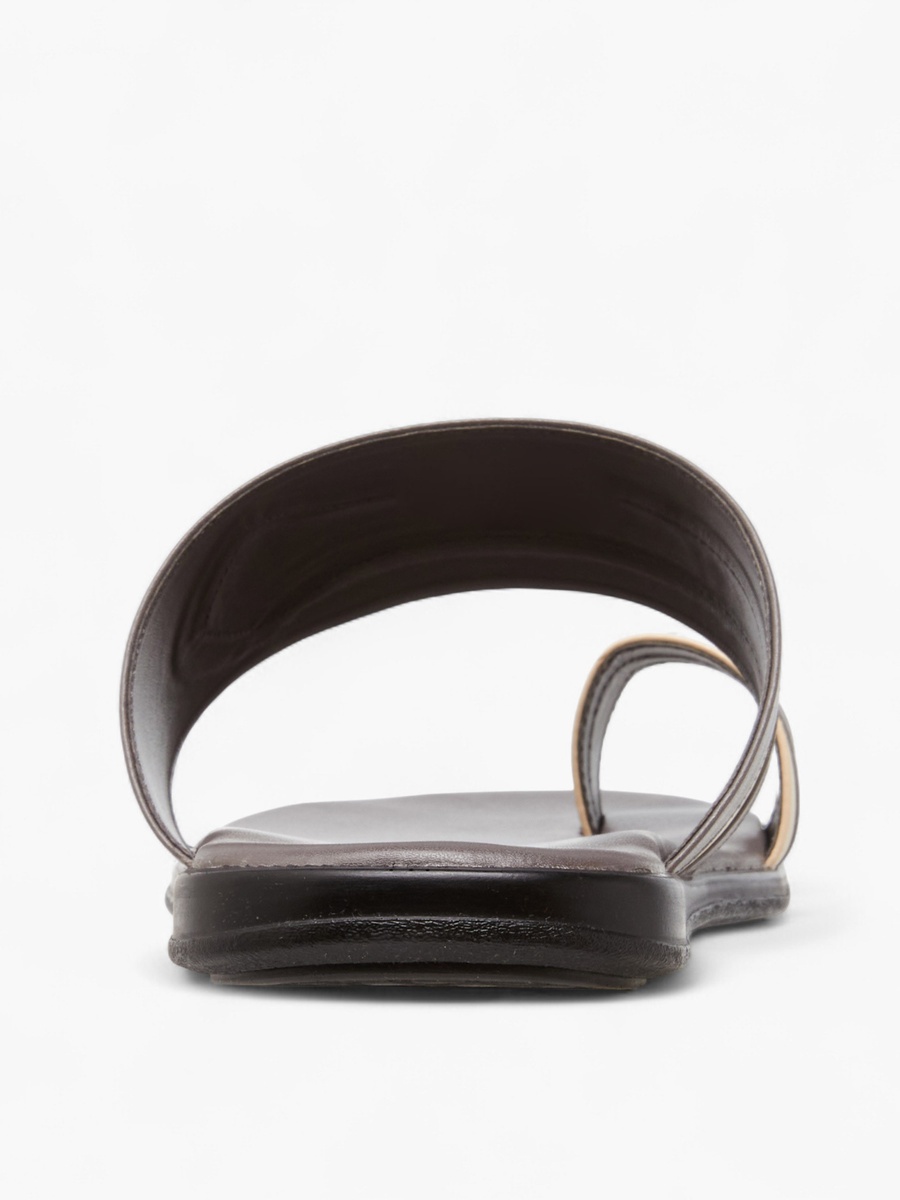 Men Colourblock Toe Loop Detail Arabic Sandals