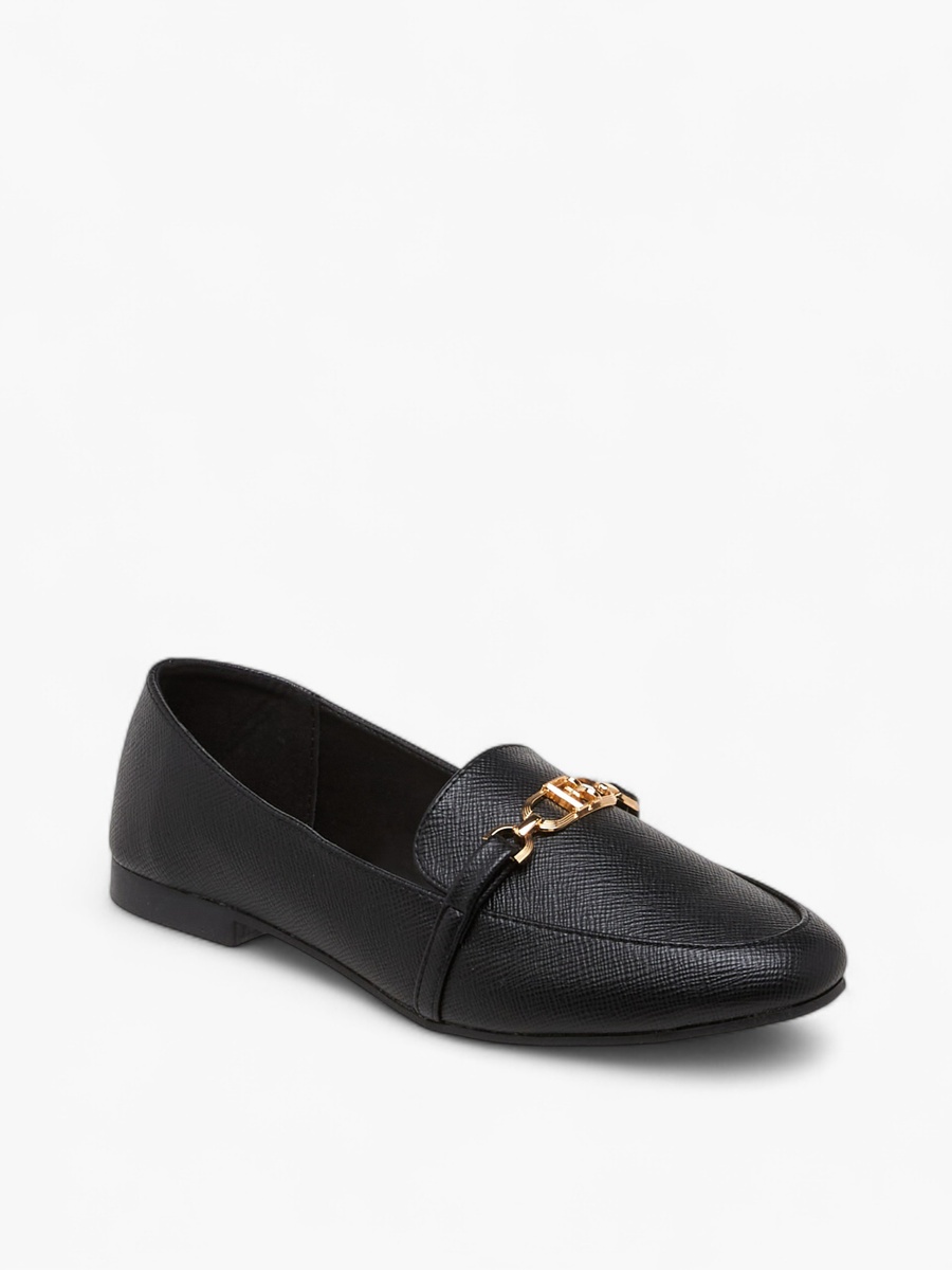 Women Metal Accent Loafers