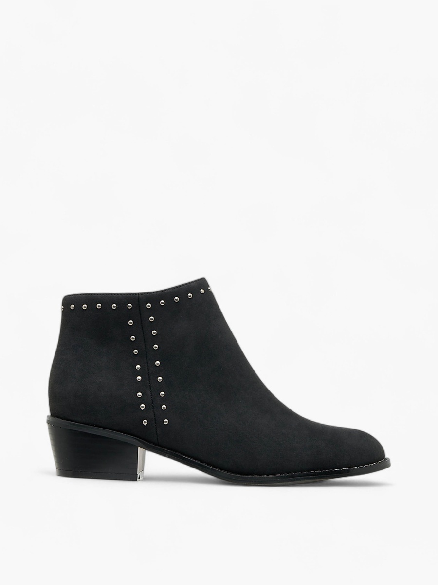 Women Block Heel Ankle Boots