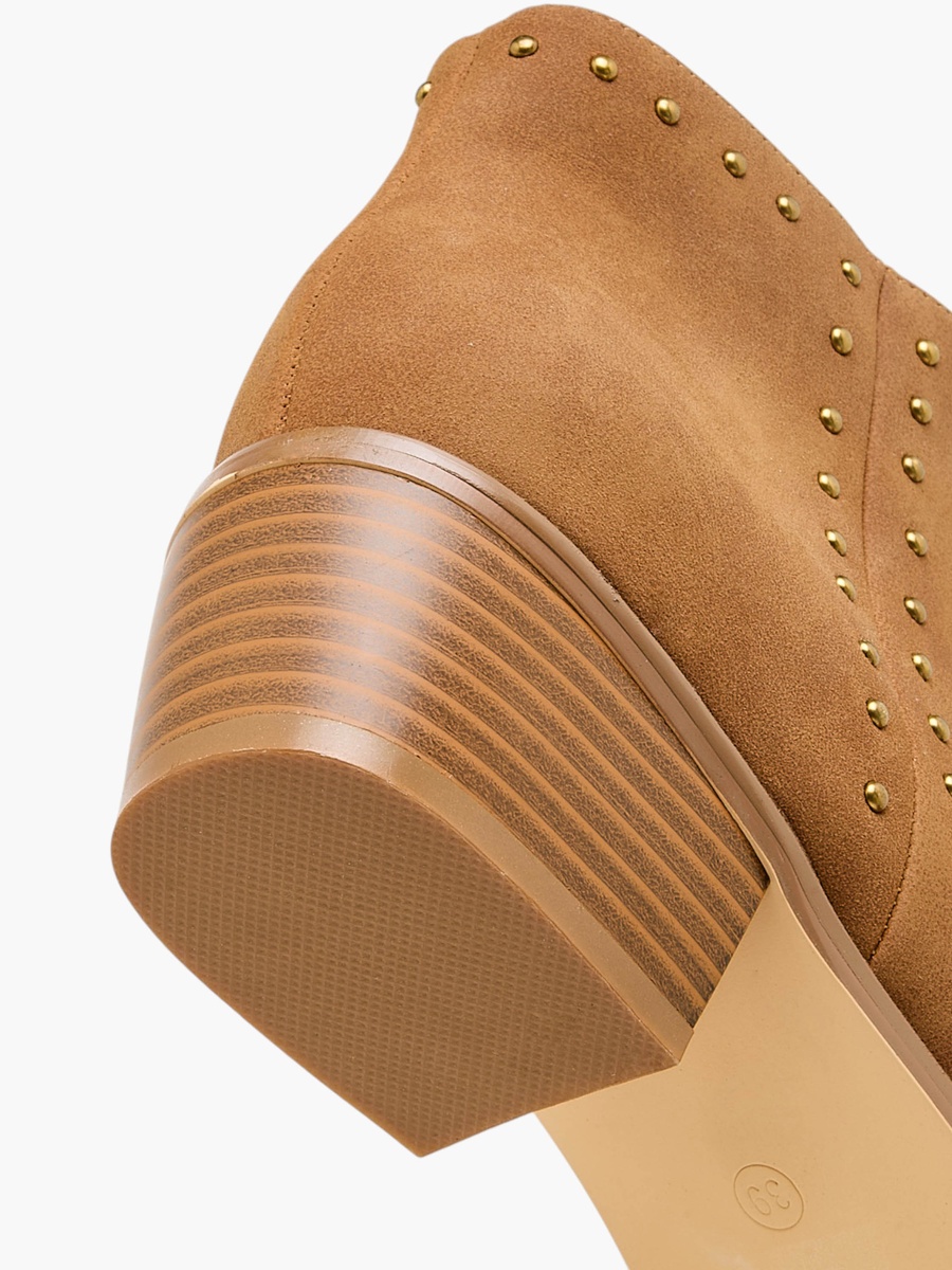 Women Block Heel Ankle Boots