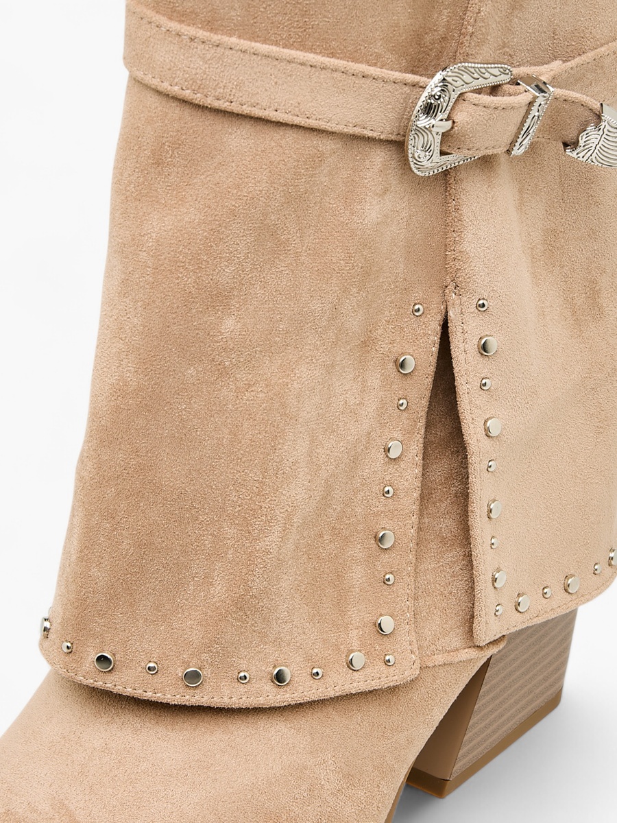 Women Block Heel Ankle Boots