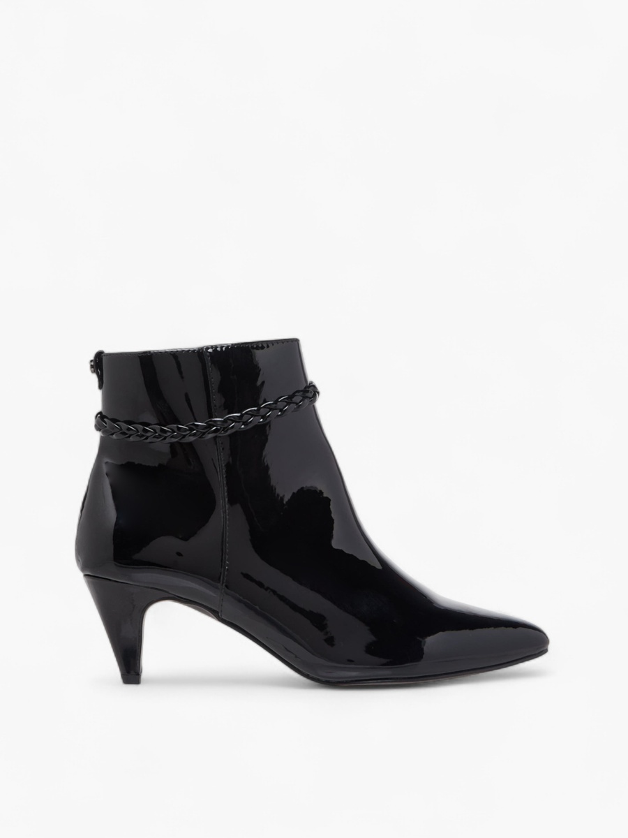 Women Braided Accent Ankle Boots