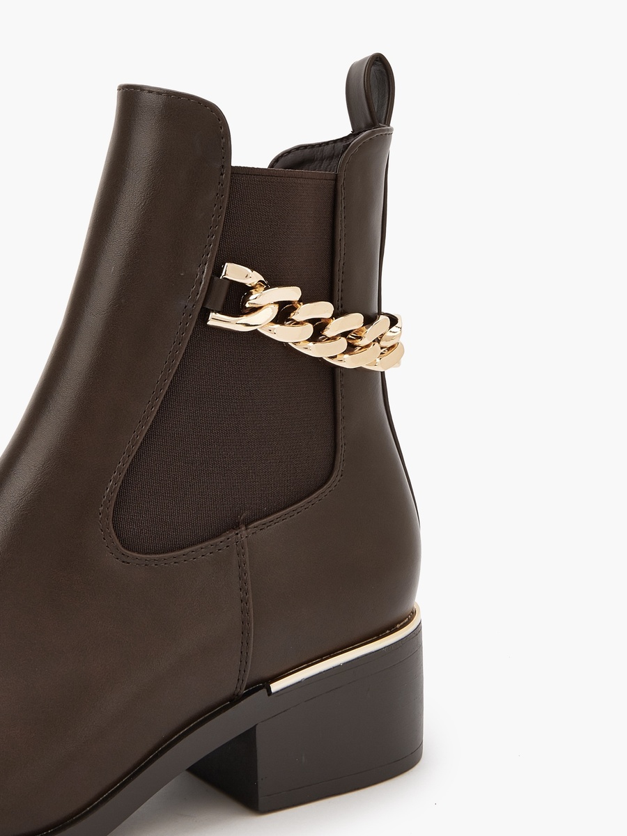Women Block Heel Ankle Boots