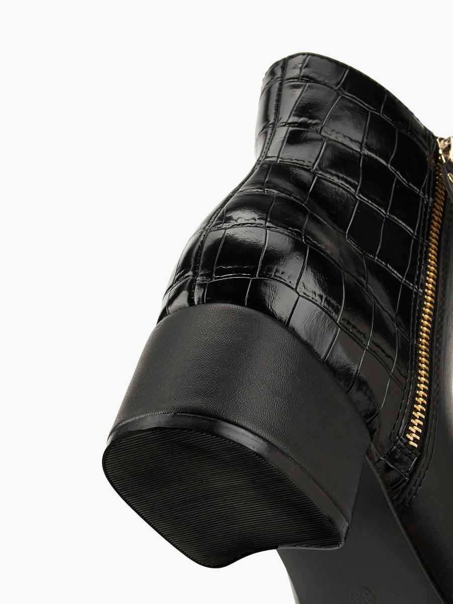 Women Zip Closure Ankle Boots