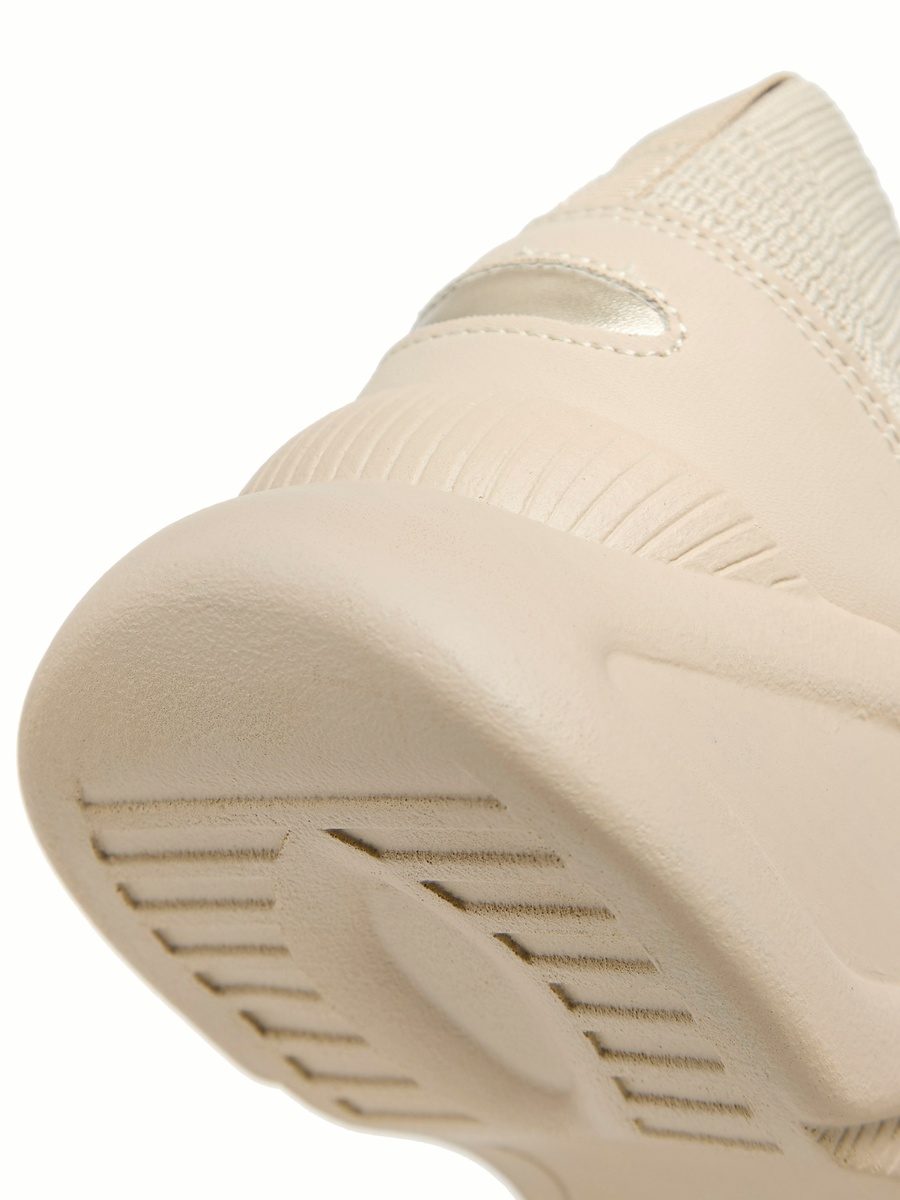 Textured Lace-Up Sneakers