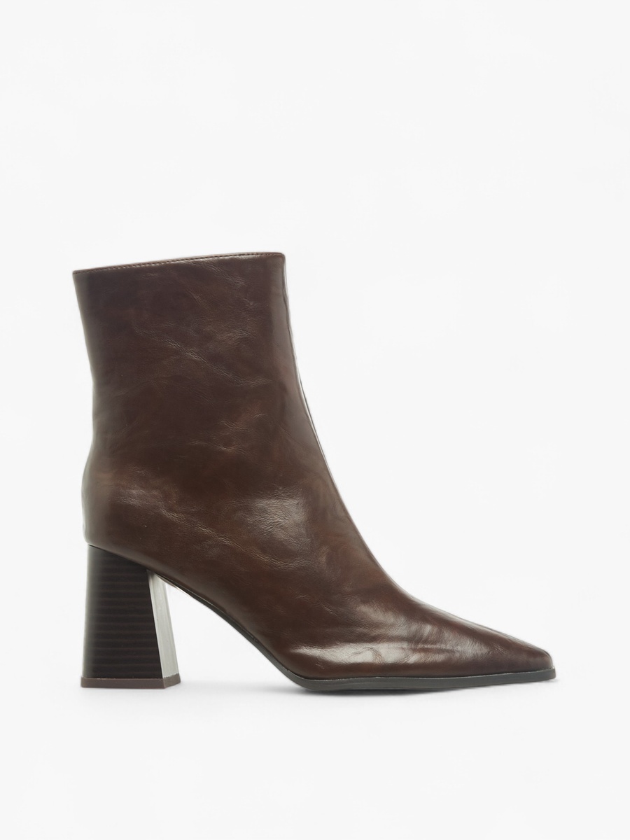 Women Block Heel Ankle Boots