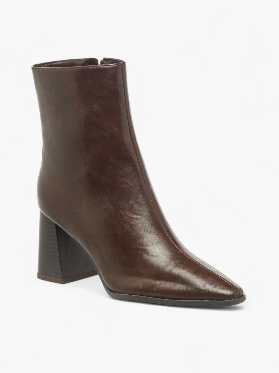 Women Block Heel Ankle Boots