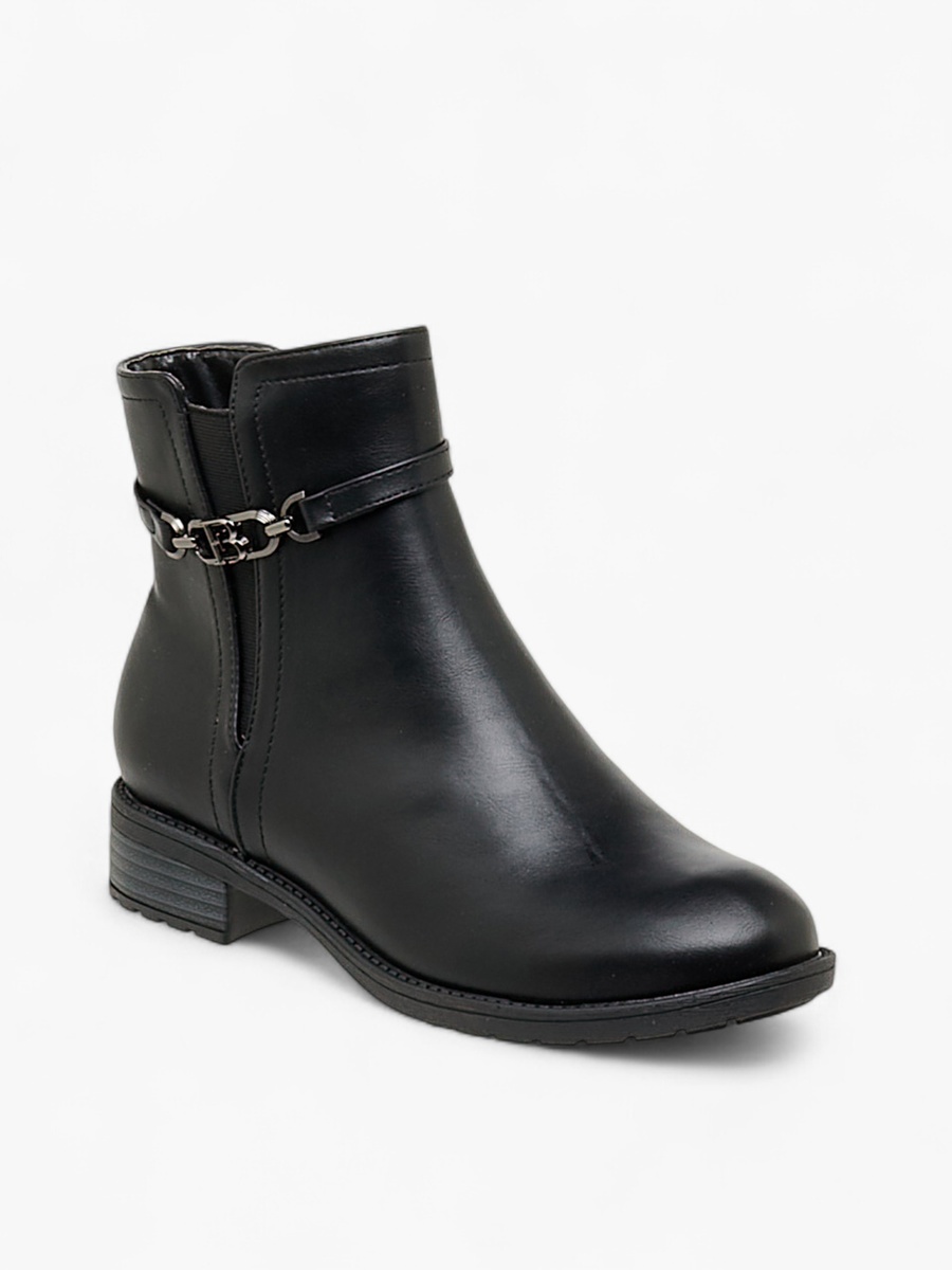 Women Zip Closure Ankle Boots