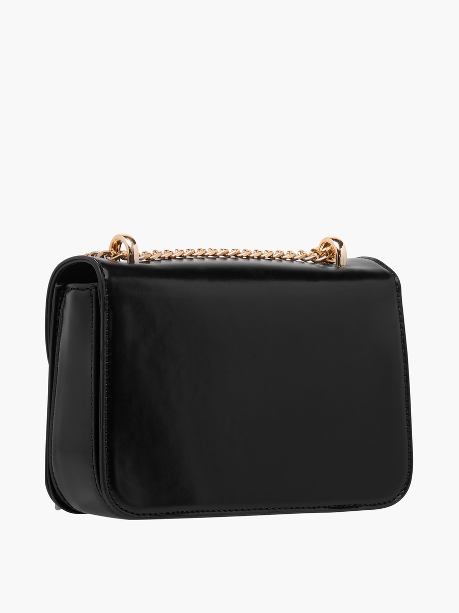 Solid Crossbody Bag with Detachable Strap - W 19 x D 5 x H 13 cm