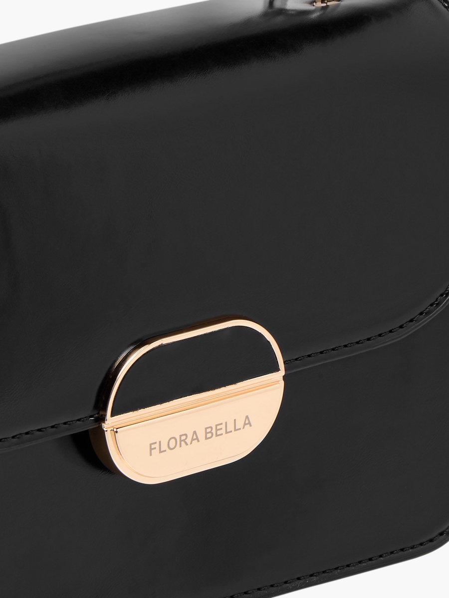 Solid Crossbody Bag with Detachable Strap - W 19 x D 5 x H 13 cm