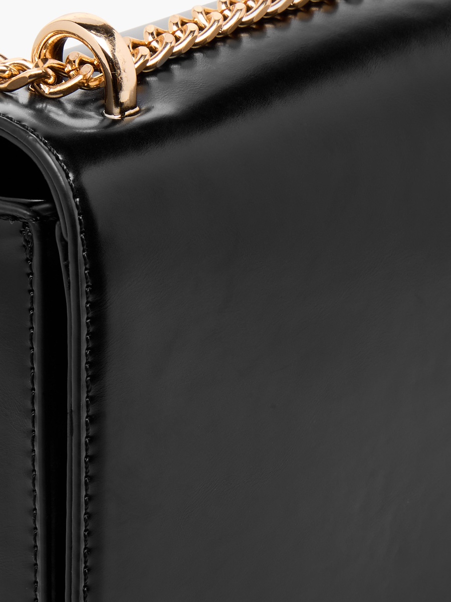 Solid Crossbody Bag with Detachable Strap - W 19 x D 5 x H 13 cm