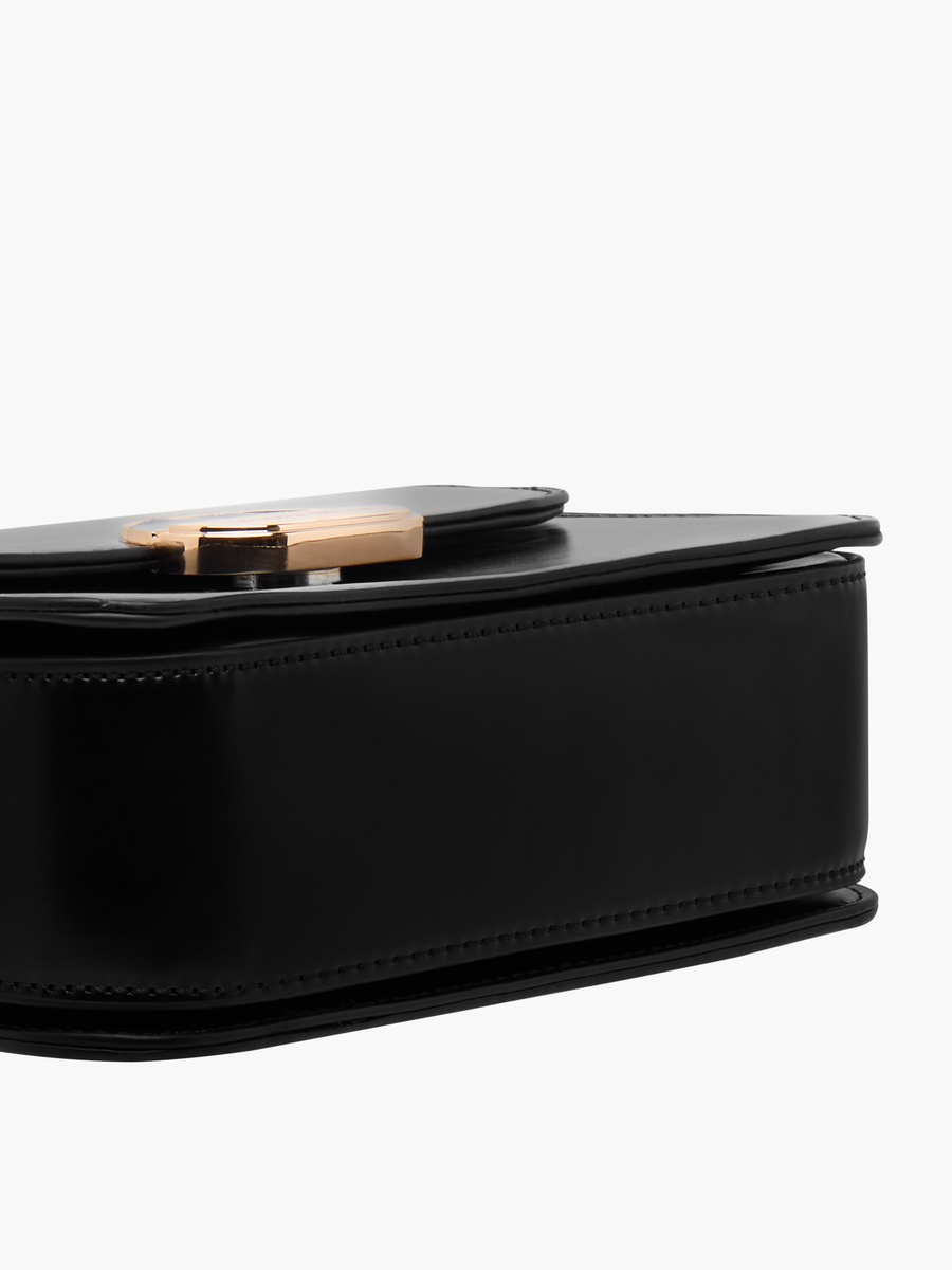 Solid Crossbody Bag with Detachable Strap - W 19 x D 5 x H 13 cm