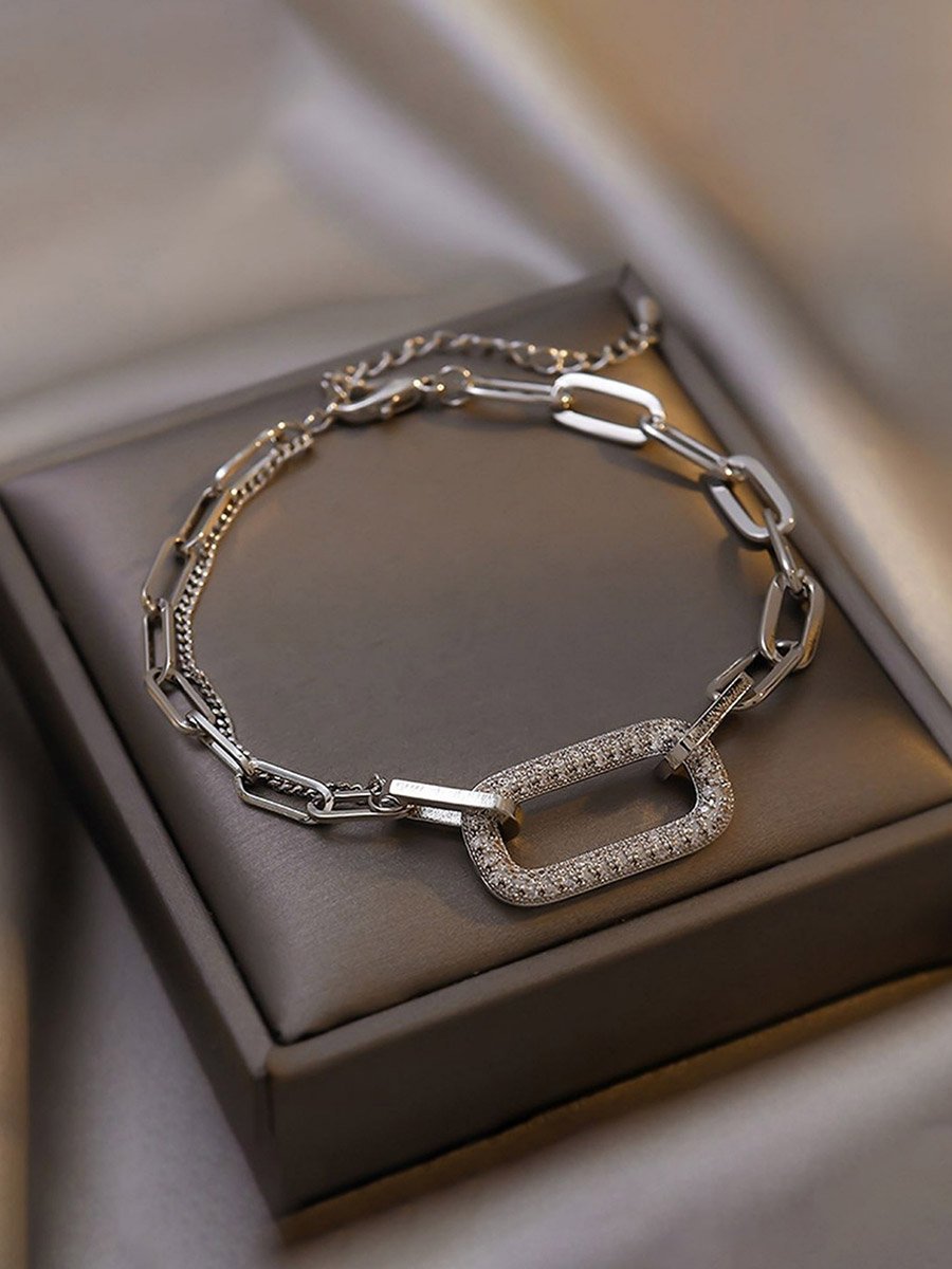 Chain Link Square Bracelet