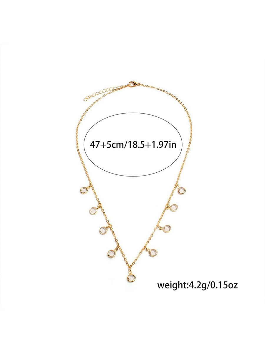 Round Drop Necklace