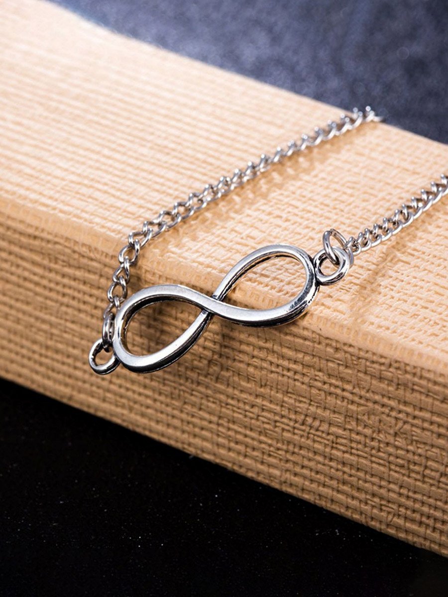 Infinity Symbol Thin Chain Bracelet