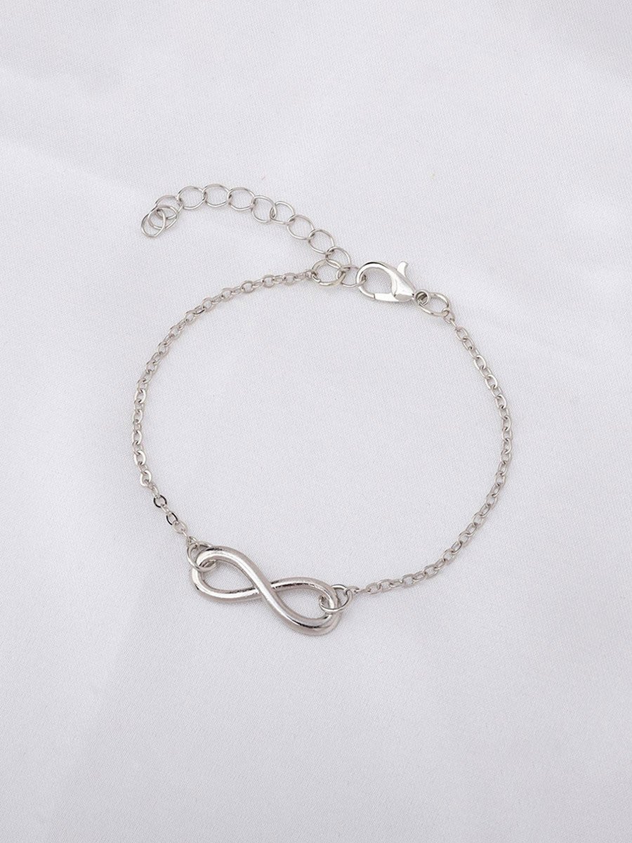 Infinity Symbol Thin Chain Bracelet
