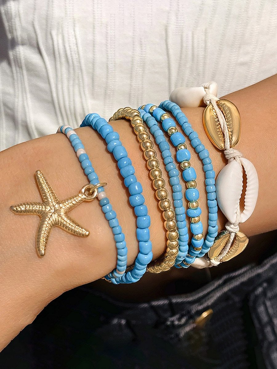 Bohemian Stackable Starfish Bracelets