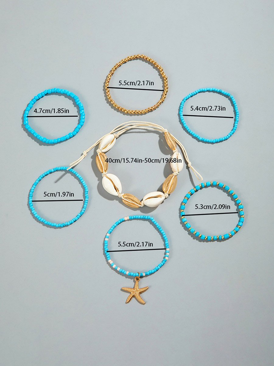 Bohemian Stackable Starfish Bracelets