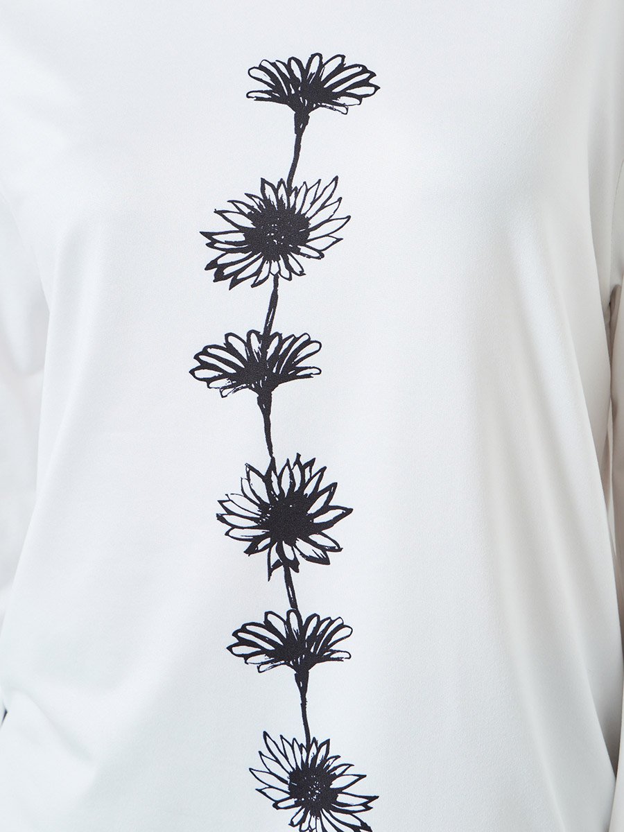 Women Floral Printed Long Sleeve Top and Pyjama Set