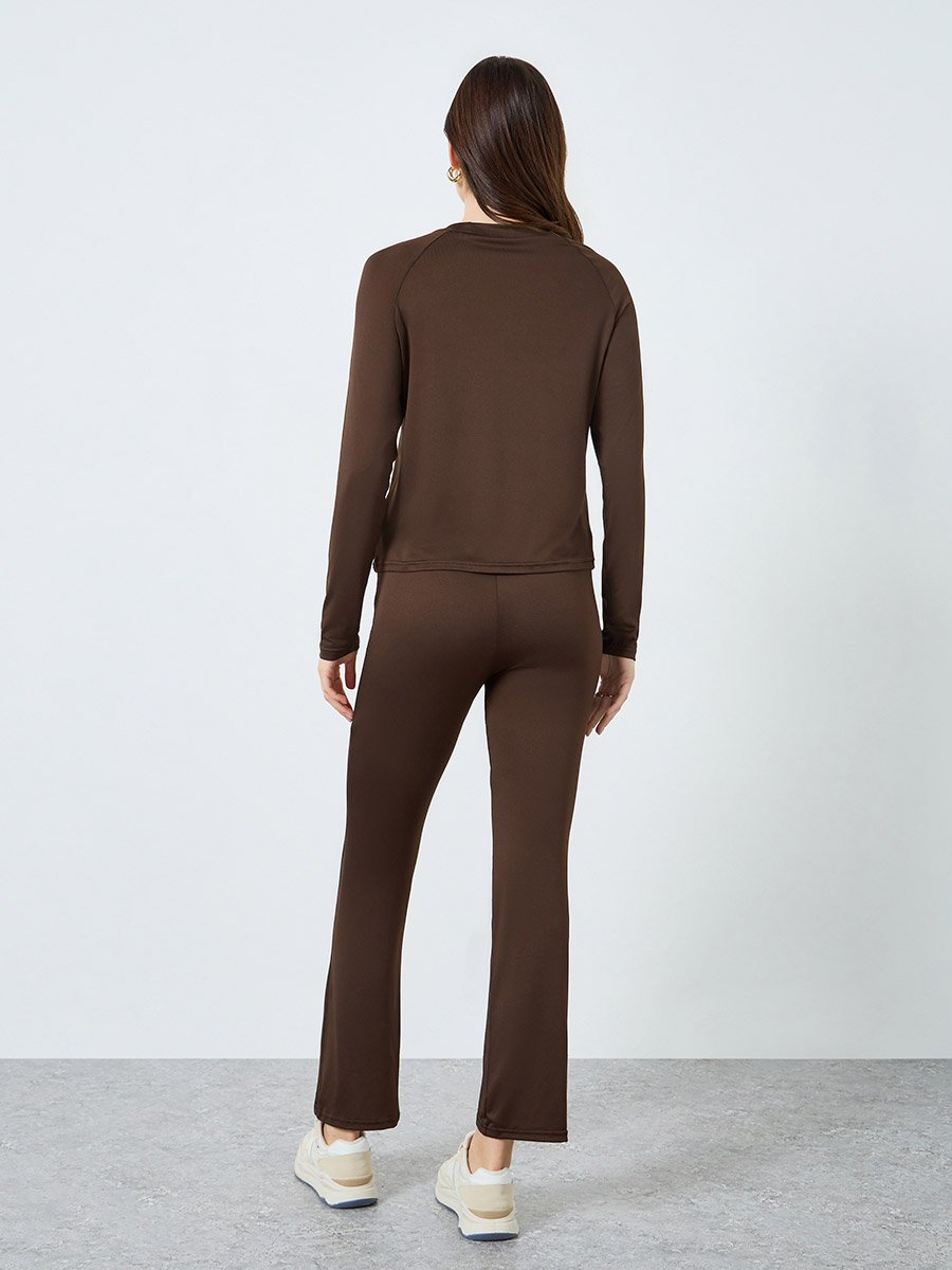 Women Long Sleeve T-Shirt and Leggings Co-Ords