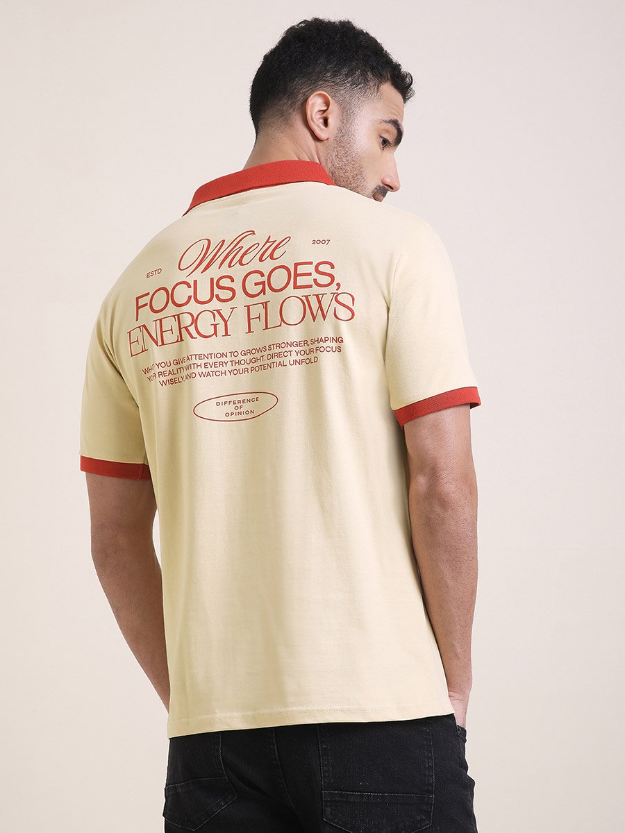 Men Relaxed Fit Printed Polo
