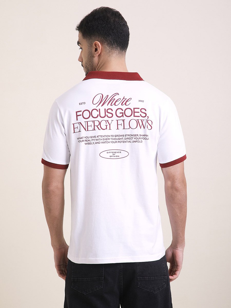 Men Relaxed Fit Printed Polo