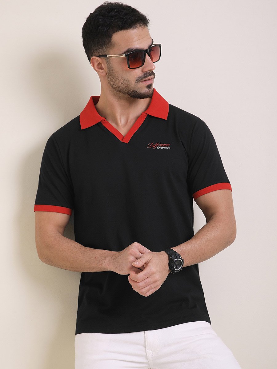 Men Relaxed Fit Printed Polo