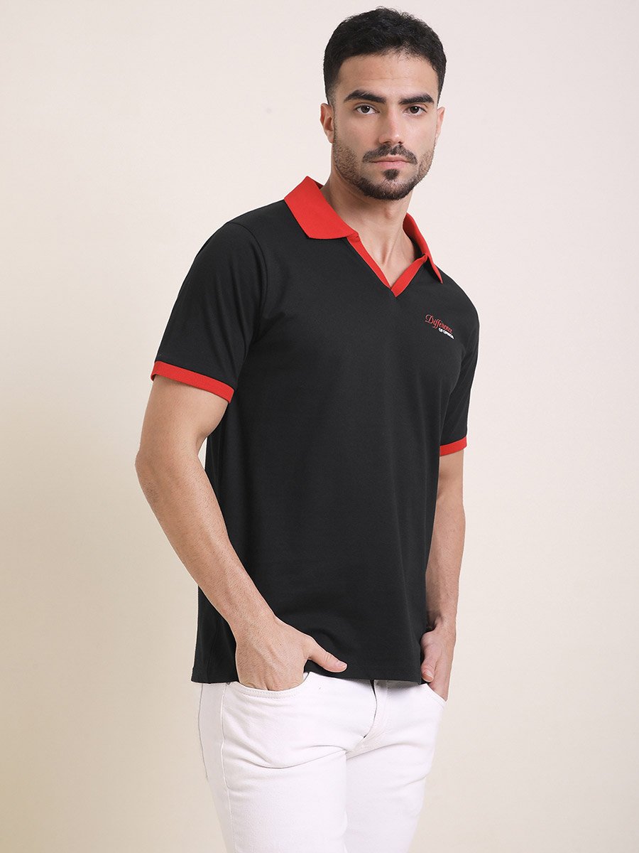 Men Relaxed Fit Printed Polo