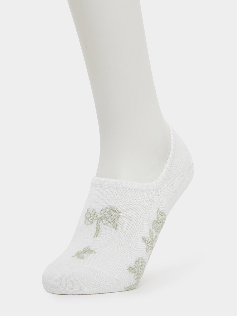 Pack of 3 - Butterfly Print No Show Socks