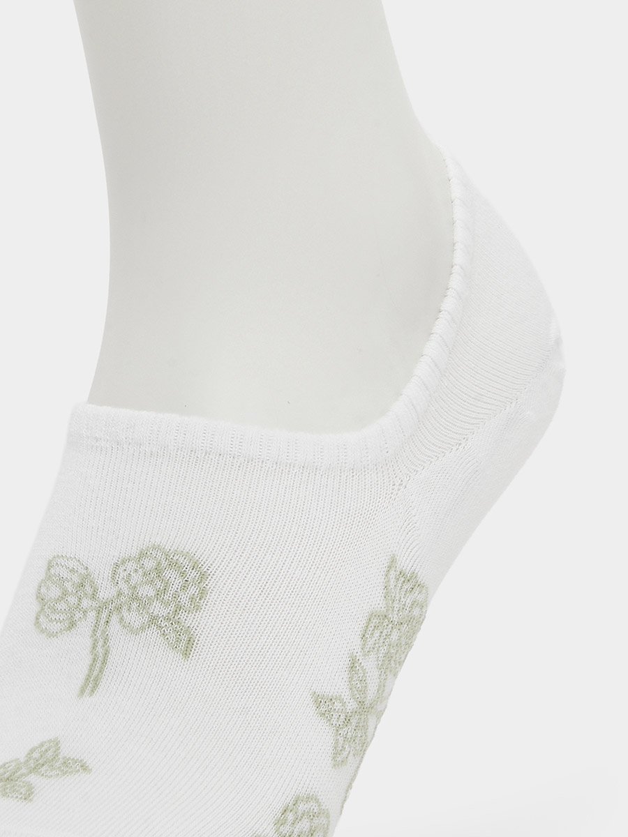Pack of 3 - Butterfly Print No Show Socks