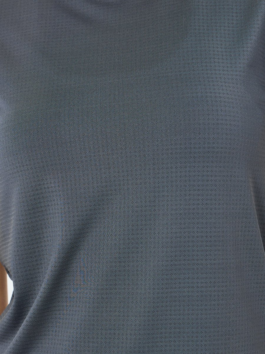 Pack of 2 - Textured Basic Short Sleeve Top