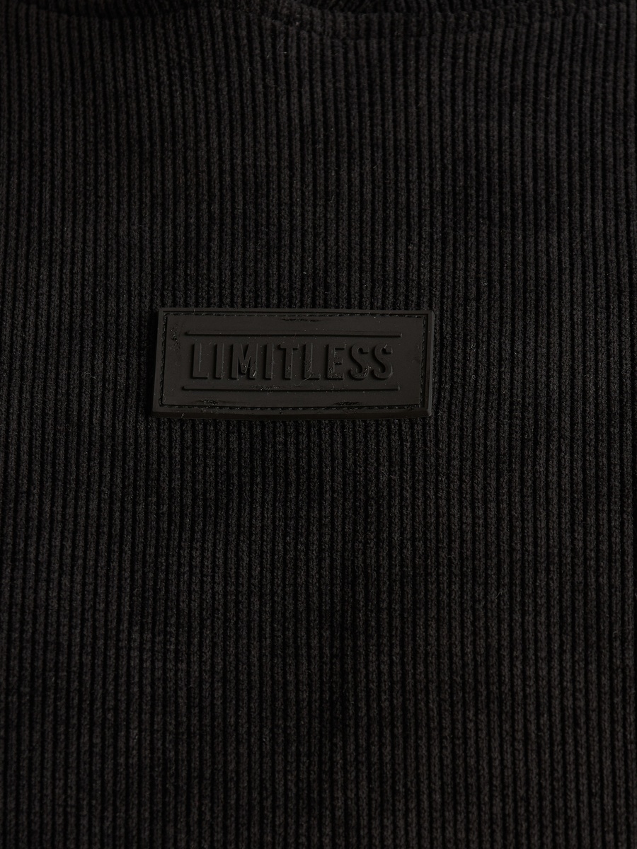 Textured Corduroy Hooded Sweatshirt