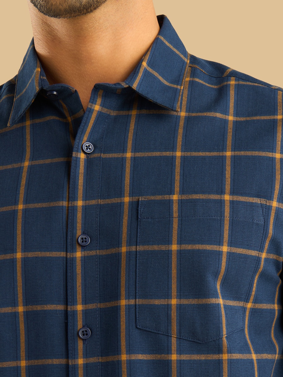 Checked Non Stretchable Flannel Shirt