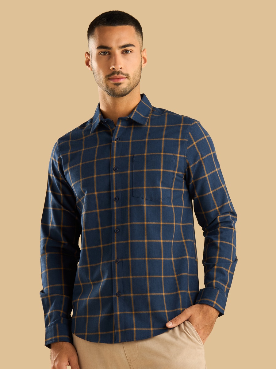 Checked Non Stretchable Flannel Shirt