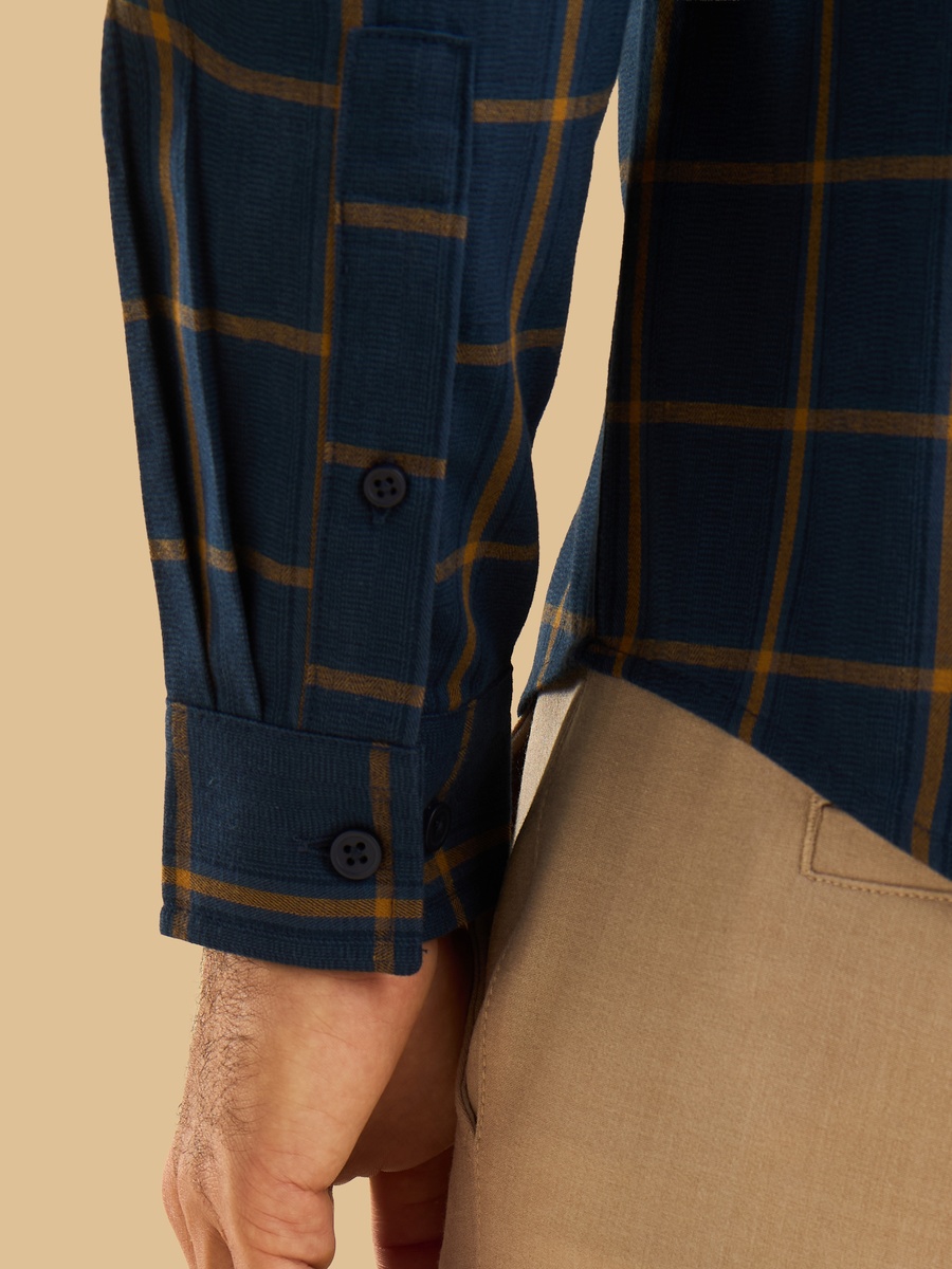 Checked Non Stretchable Flannel Shirt