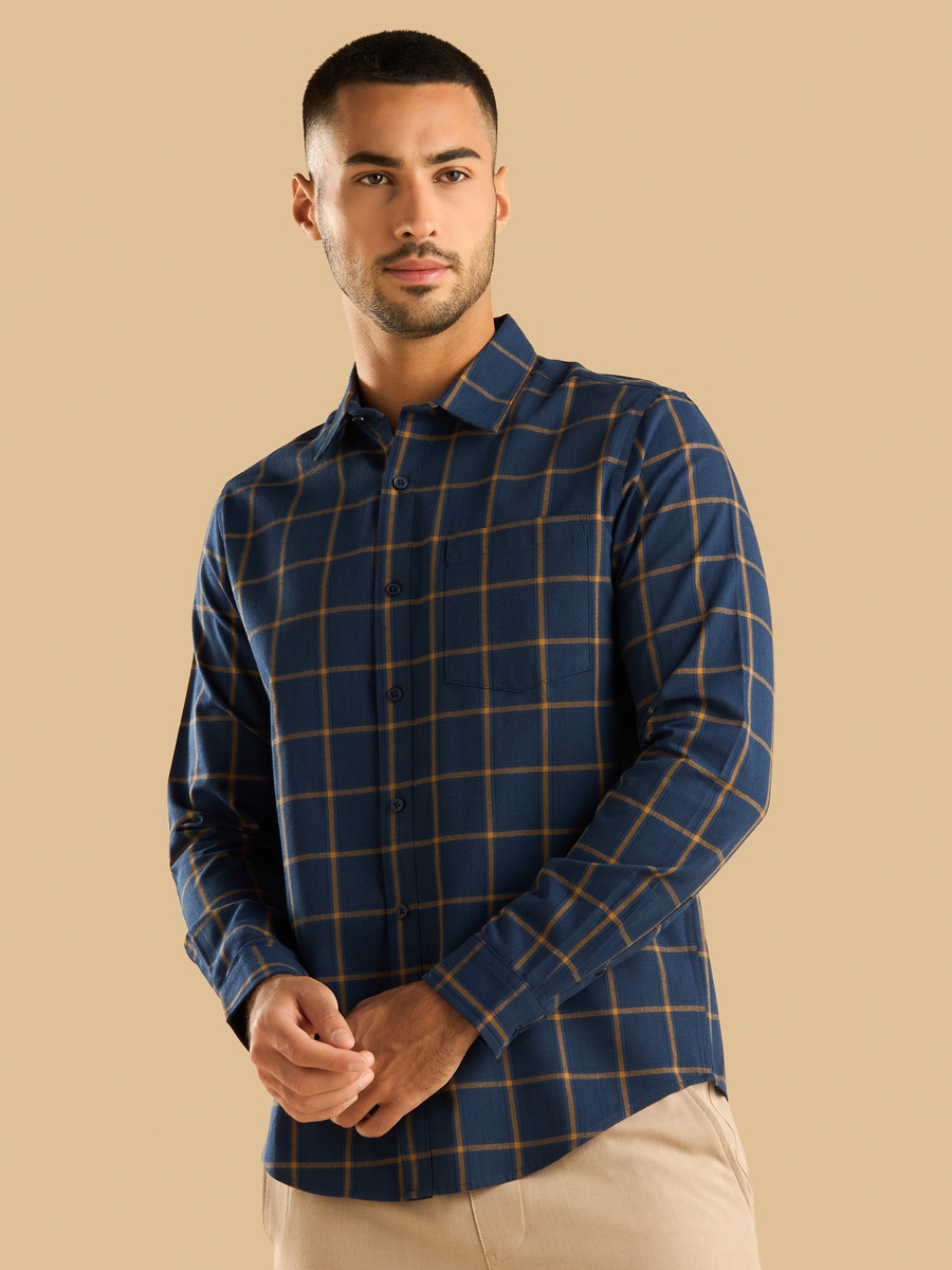 Checked Non Stretchable Flannel Shirt