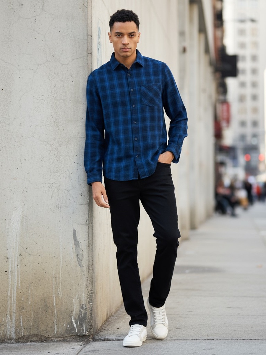 Checked Regular Fit Shirt