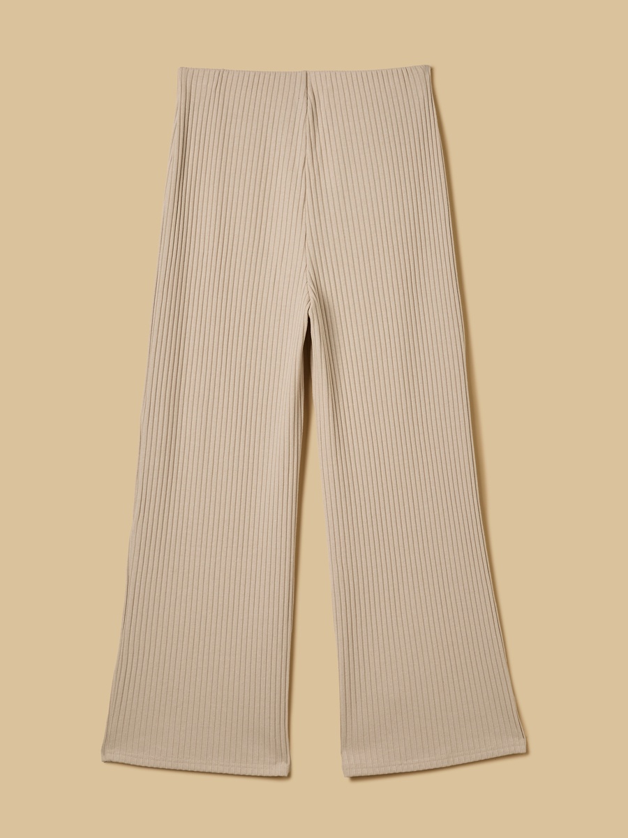 Ribbed Wide Leg Pants