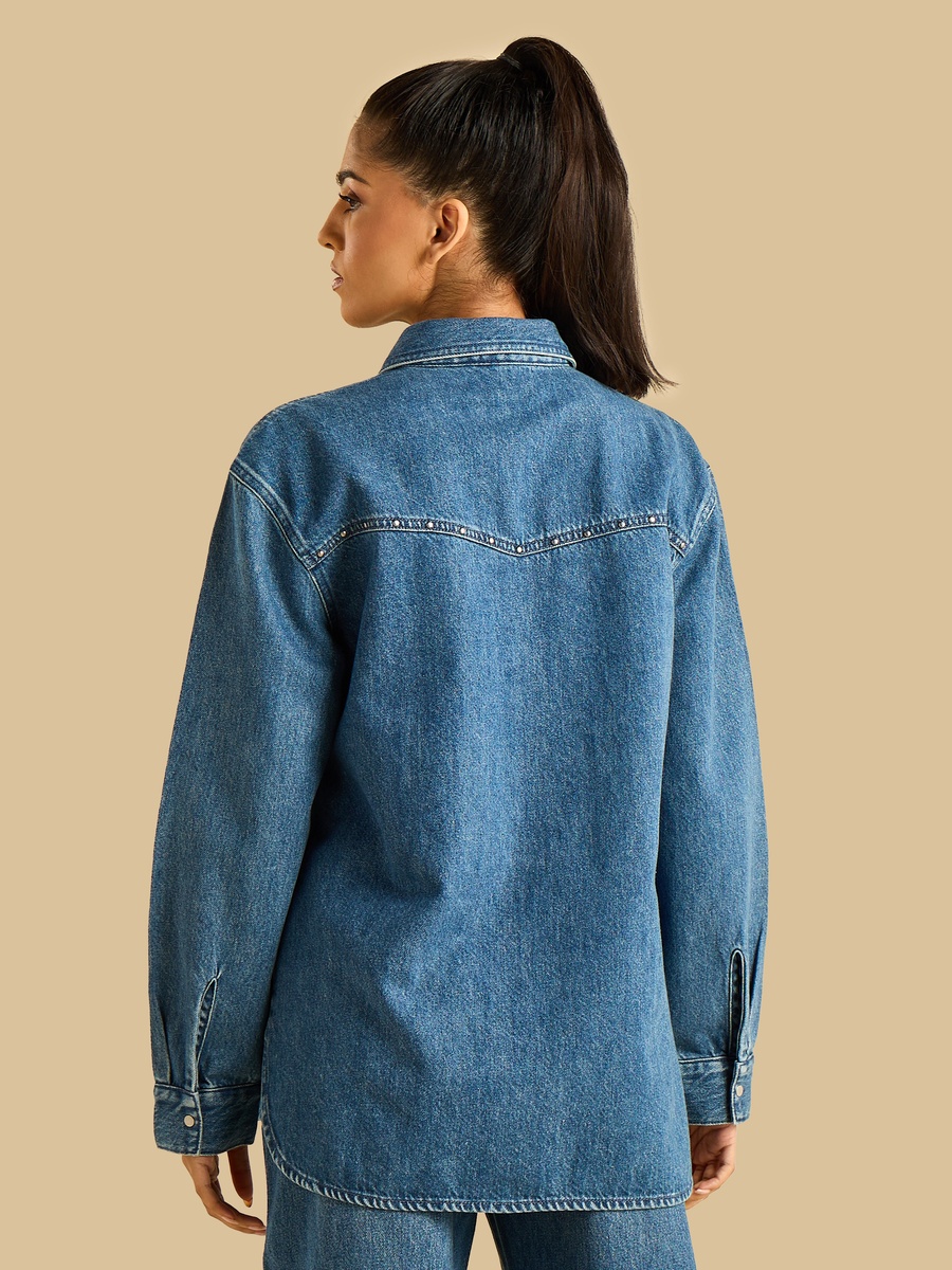 Studded Shacket