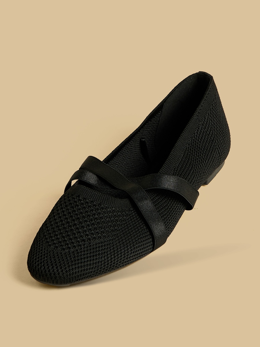 Cross Strap Ballerina Shoes