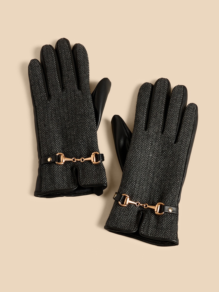 Metal Accent Gloves