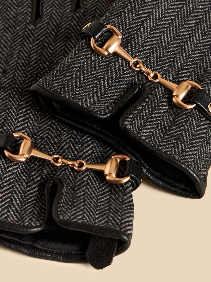 Metal Accent Gloves