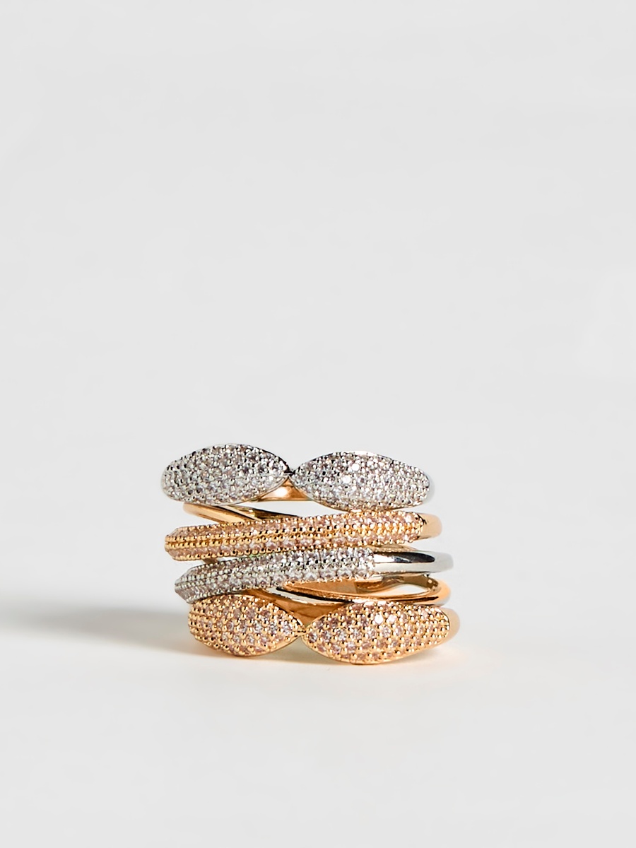 Pack of 4 - Embellished Ring