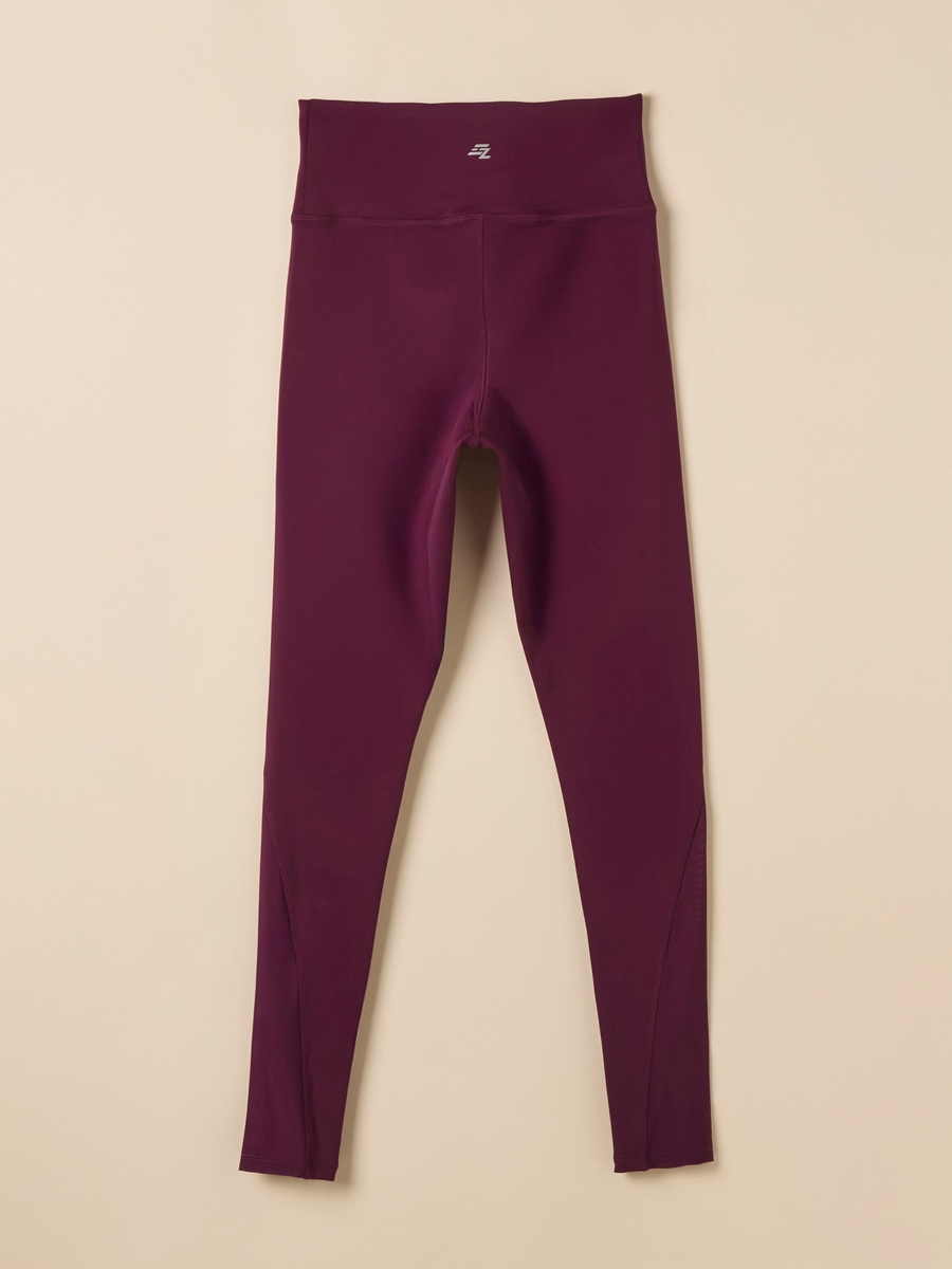High-Rise Mesh Panel Leggings