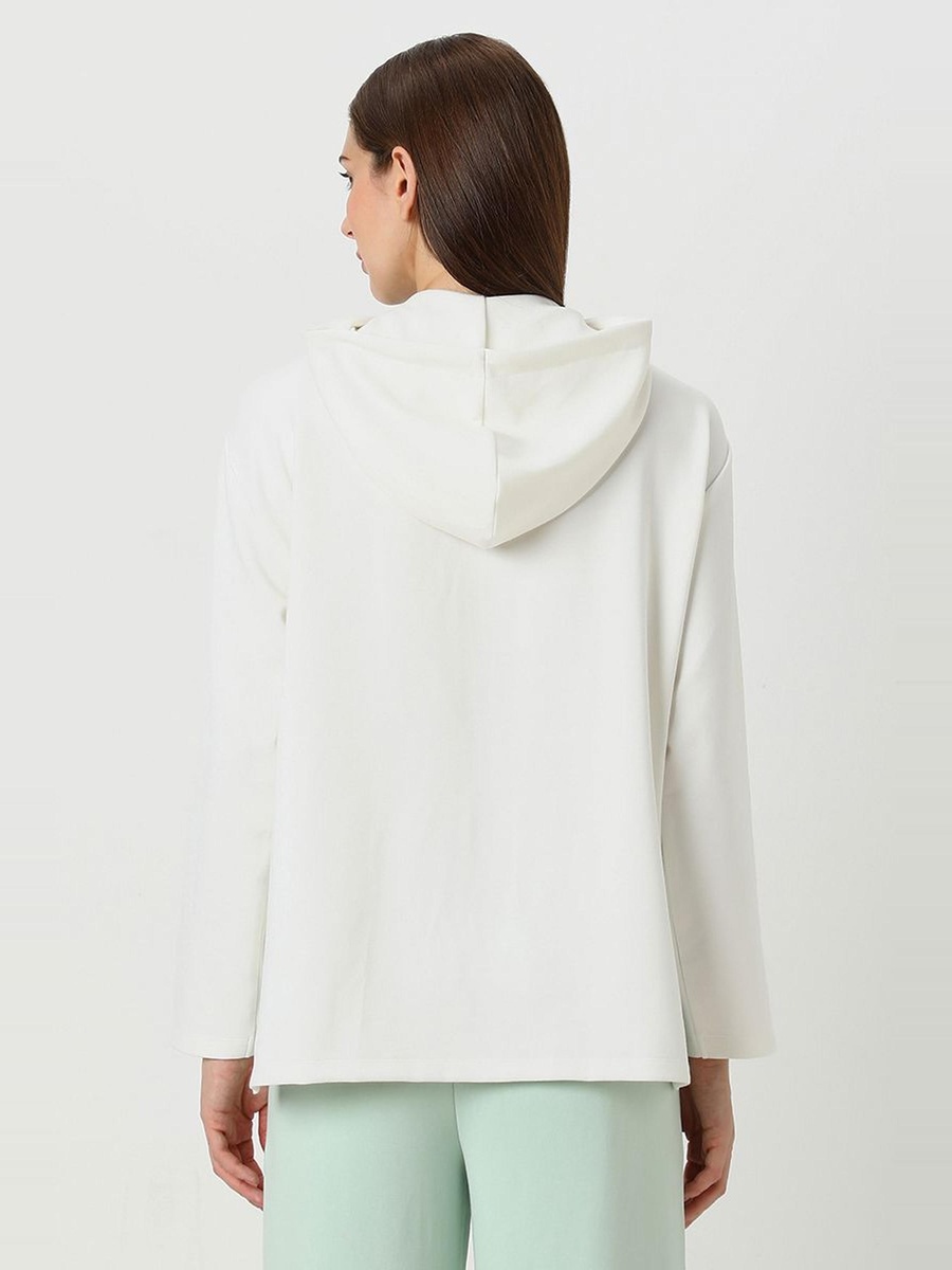 Zip Through Solid Colored Track Jacket