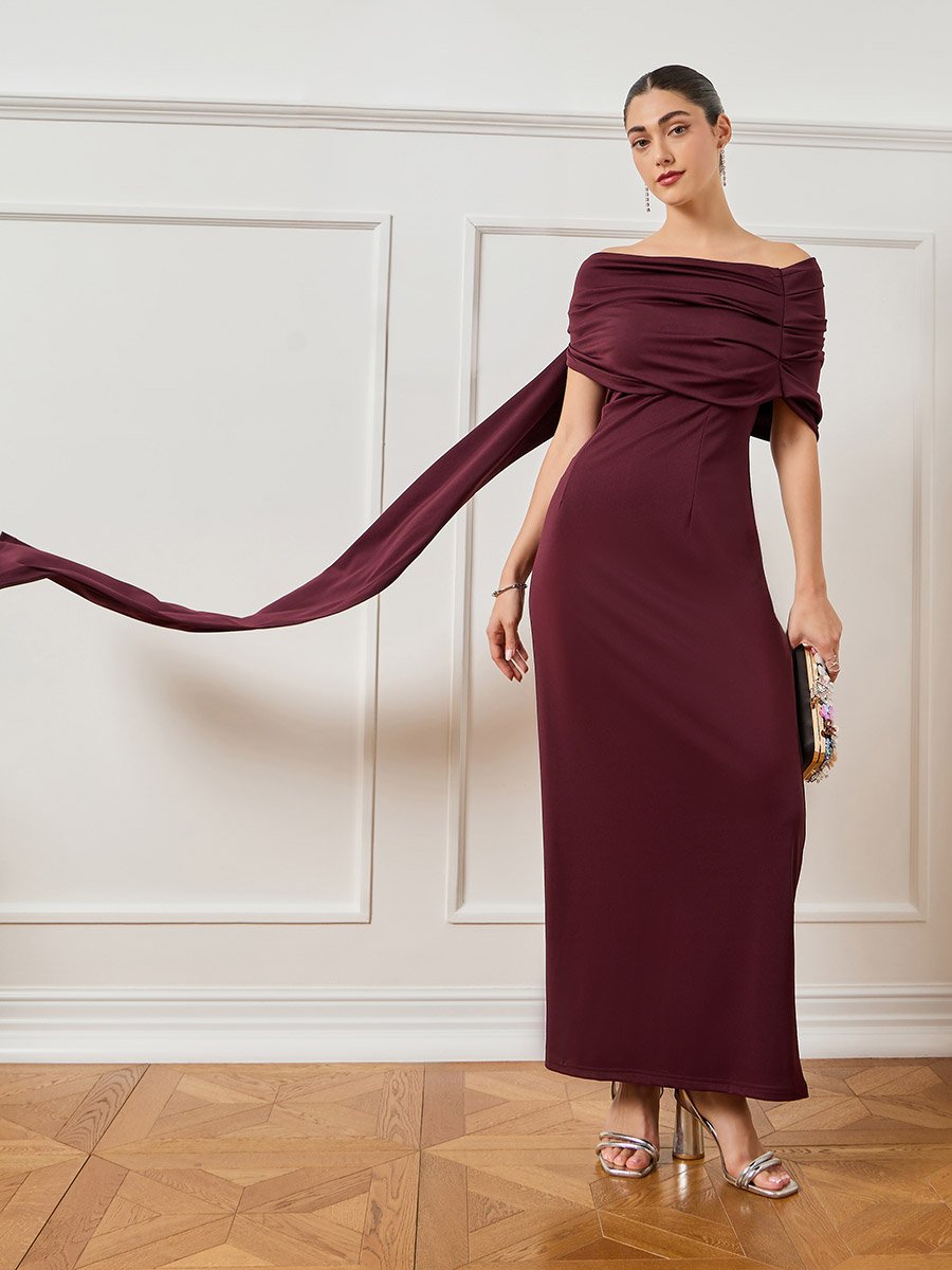 Shop Burgundy dresses online For women in Dubai and Abu Dhabi | Styli UAE