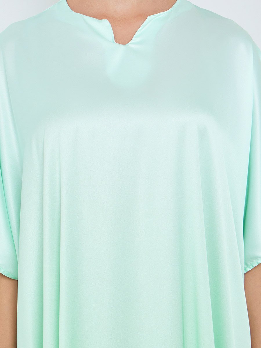 Women Green Ombre Print Kaftan