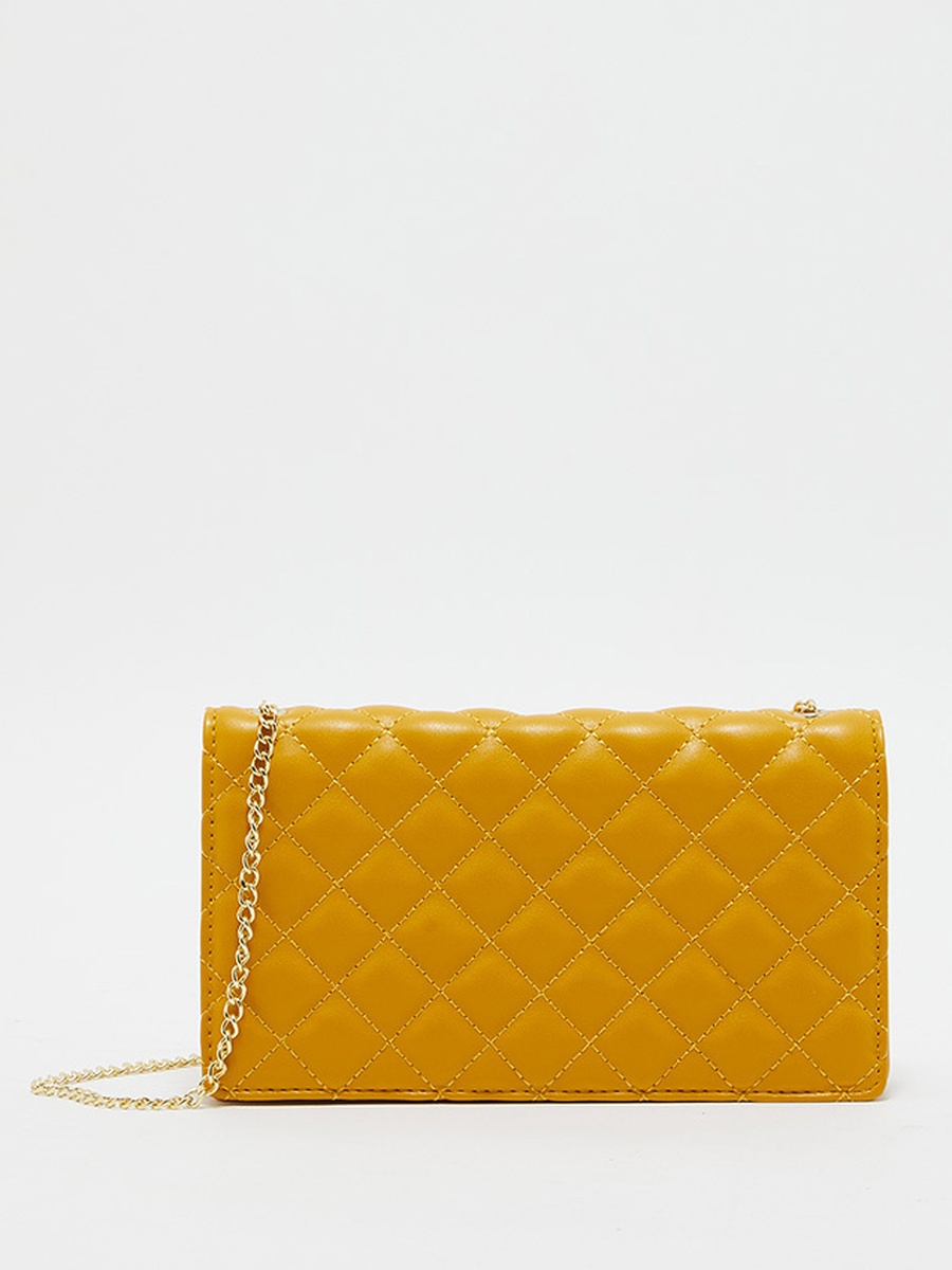 Quilted Sling Bag with Chain Strap