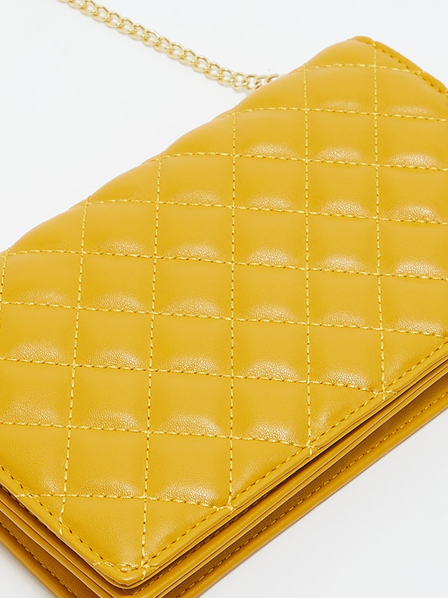 Quilted Sling Bag with Chain Strap