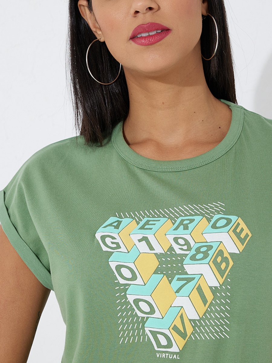 Puff Printed Regular Fit T-Shirt